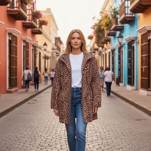 J. Crew Leopard Print Jacket